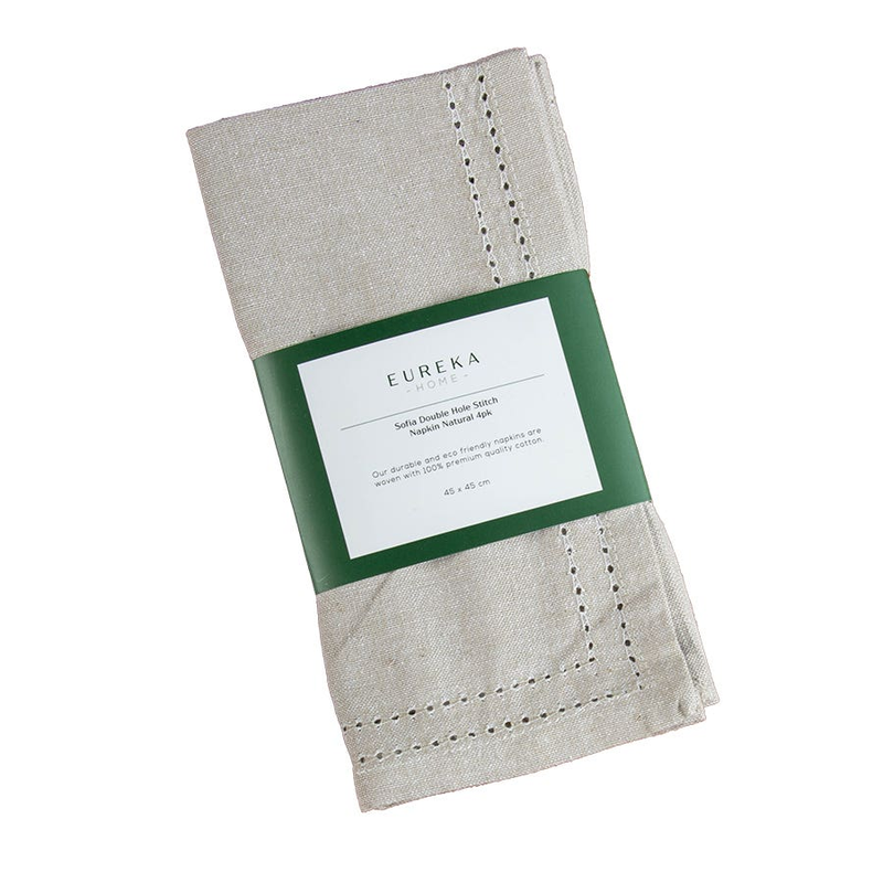 Sofia Napkin Natural 4pk