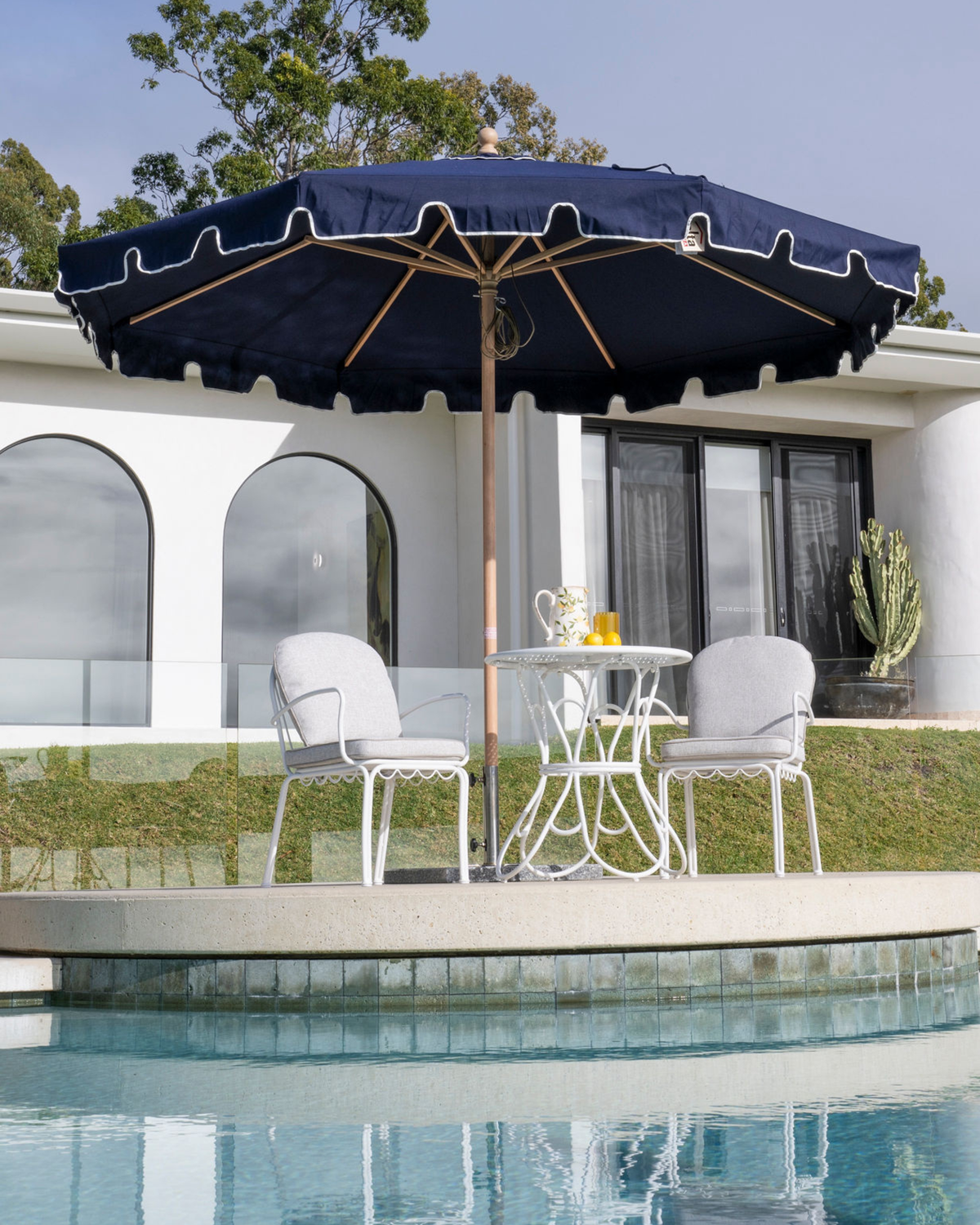 Solterra Round Outdoor Table 70cm