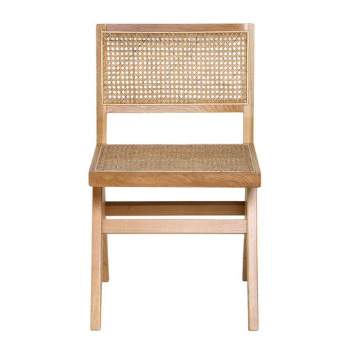 Antoine Oak Rattan Dining Chair