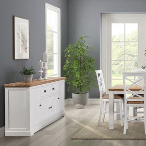 Clementine Two Toned Buffet 2drws 4drs