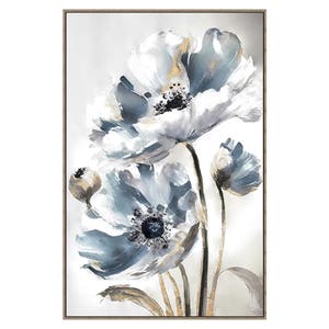 Trio of Blue Poppies Artwork