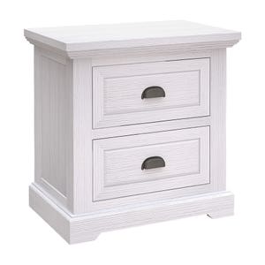 Clementine White Bedside Table