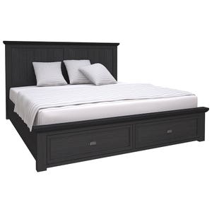 Clementine Black King Bed