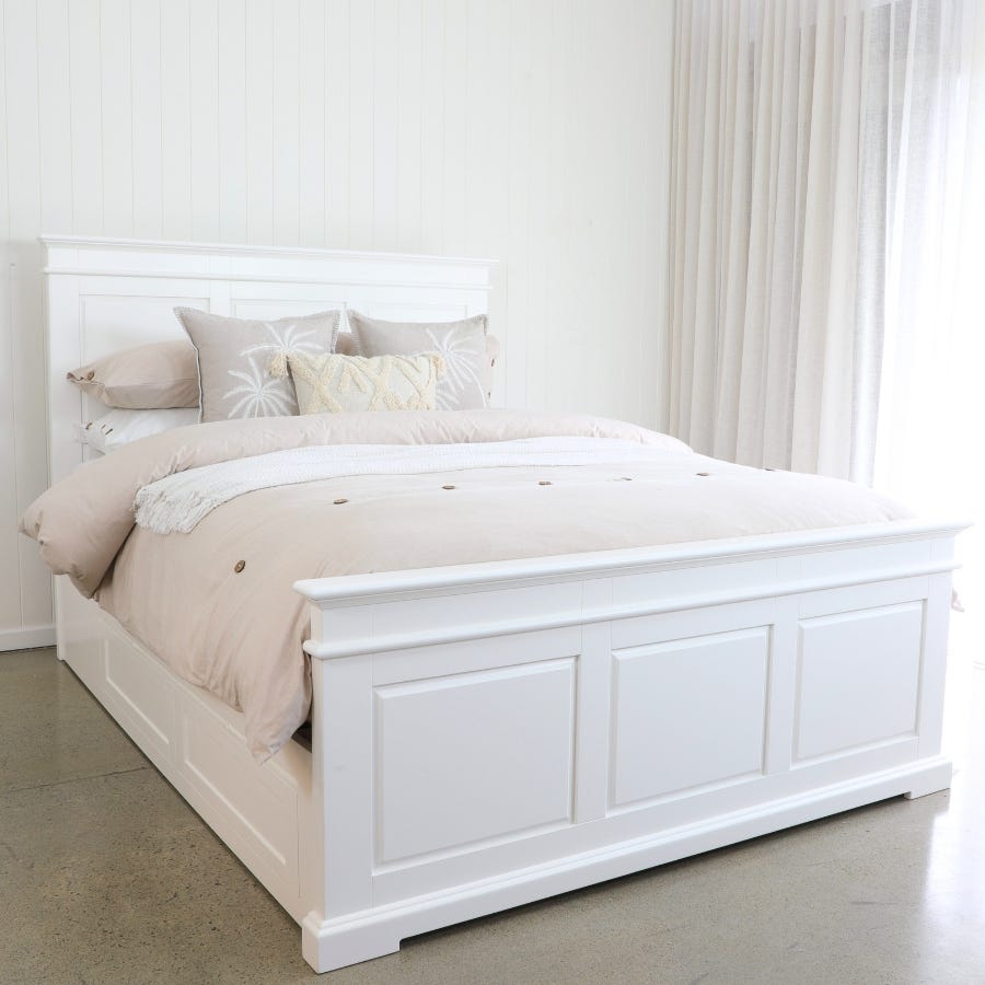 Northville King Bed White