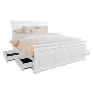 Northville King Bed White