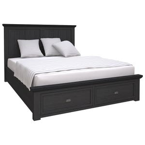 Clementine Black Queen Bed