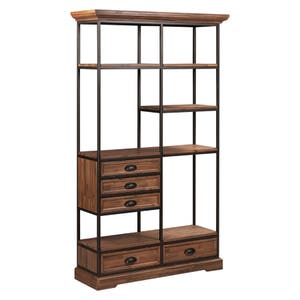 Houston Bookcase 5 drawers