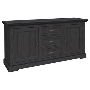 Clementine Black Buffet 3drws 2drs