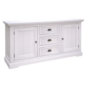 Clementine White Buffet 3drws 2drs