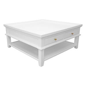 Northville White Square Coffee Table