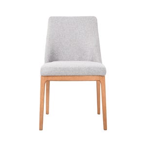 Bryce Fabric Dining Chair Light Grey
