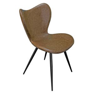 Denali PU Dining Chair Brown