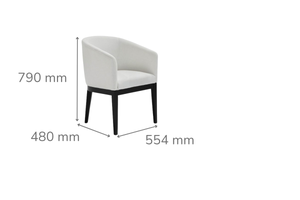 Dunkirk Linen Tub Dining Chair