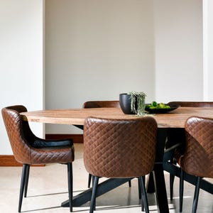 Infinity Brown PU Dining Chair