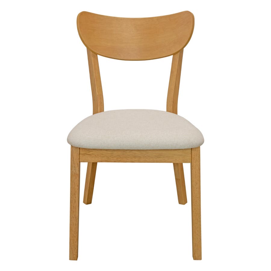 Oakley Oatmeal Fabric Dining Chair