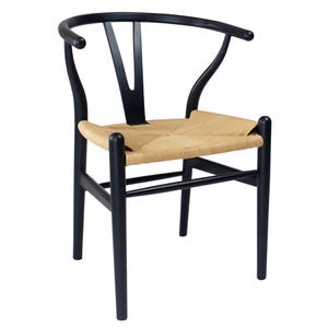 Shore Wishbone Black Dining Chair