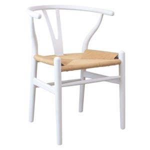 Shore Wishbone White Dining Chair