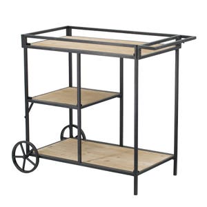 Wren Bar Cart on Wheels 68cm