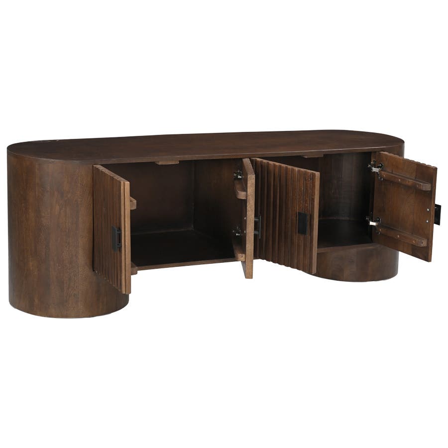Ark Entertainment Unit Brown 1.7m