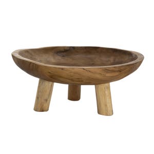Tesni Teak Round Bowl 15cm