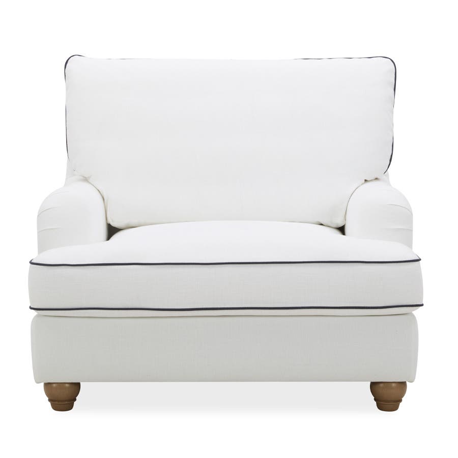 Harriet 1 Seater Lounge Ivory