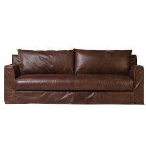 Varian 3 Seater Leather Lounge