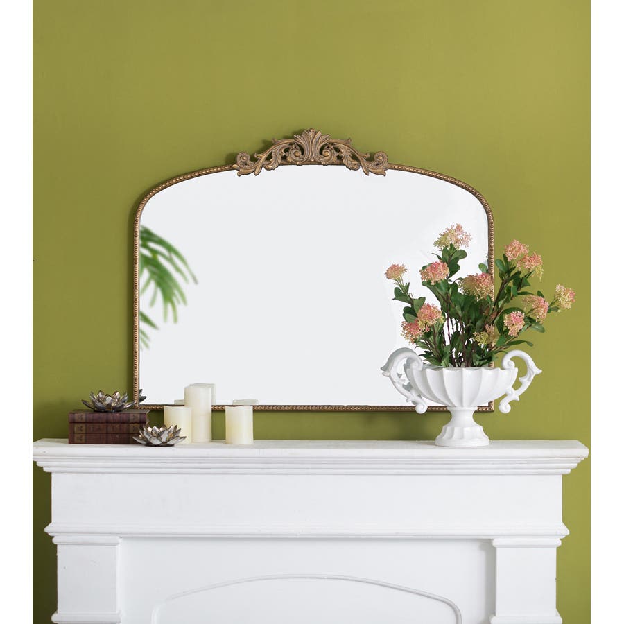 Arabella Rounded Square Mirror Gold
