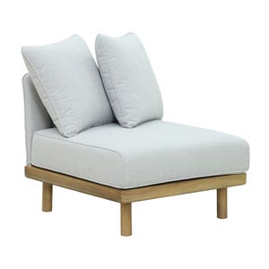 Hyam Single Seater Armless Outdoor with Cushions