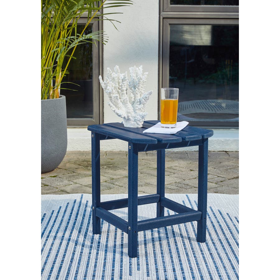 Maui Blue Outdoor Side Table