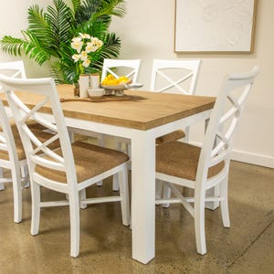 Clementine Two Toned Dining Table 2.25m