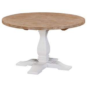 Clementine Two Toned Round Dining Table 1.3m