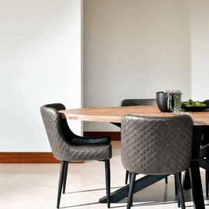 Infinity Grey PU Dining Chair