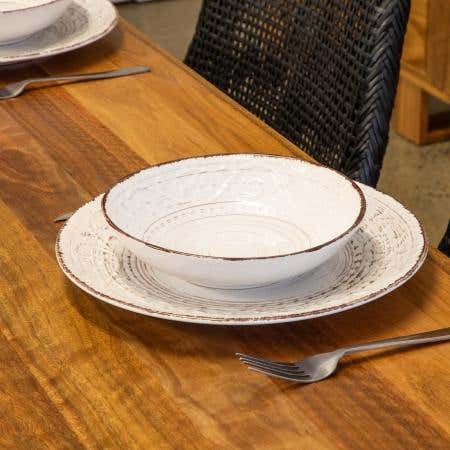 Hotham Square Dining Table in solid spotted gum with rich wood grain.